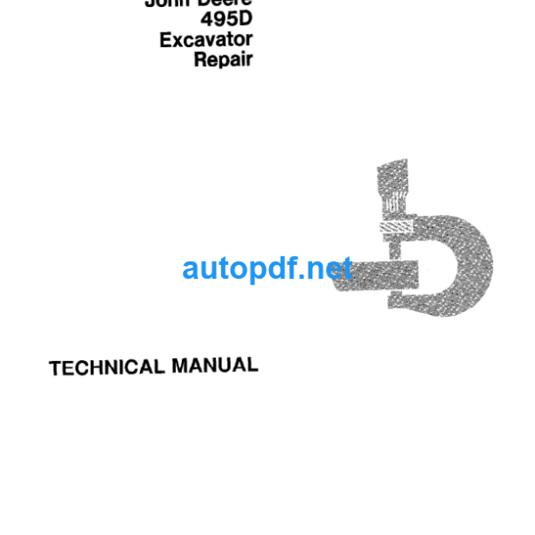 495D Excavator Repair Technical Manual (TM1457)