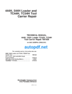 444H, 544H Loader TC44H, TC54H Tool Carrier Repair Technical Manual