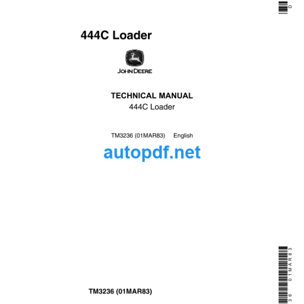 444C Loader Technical Manual (TM3236)