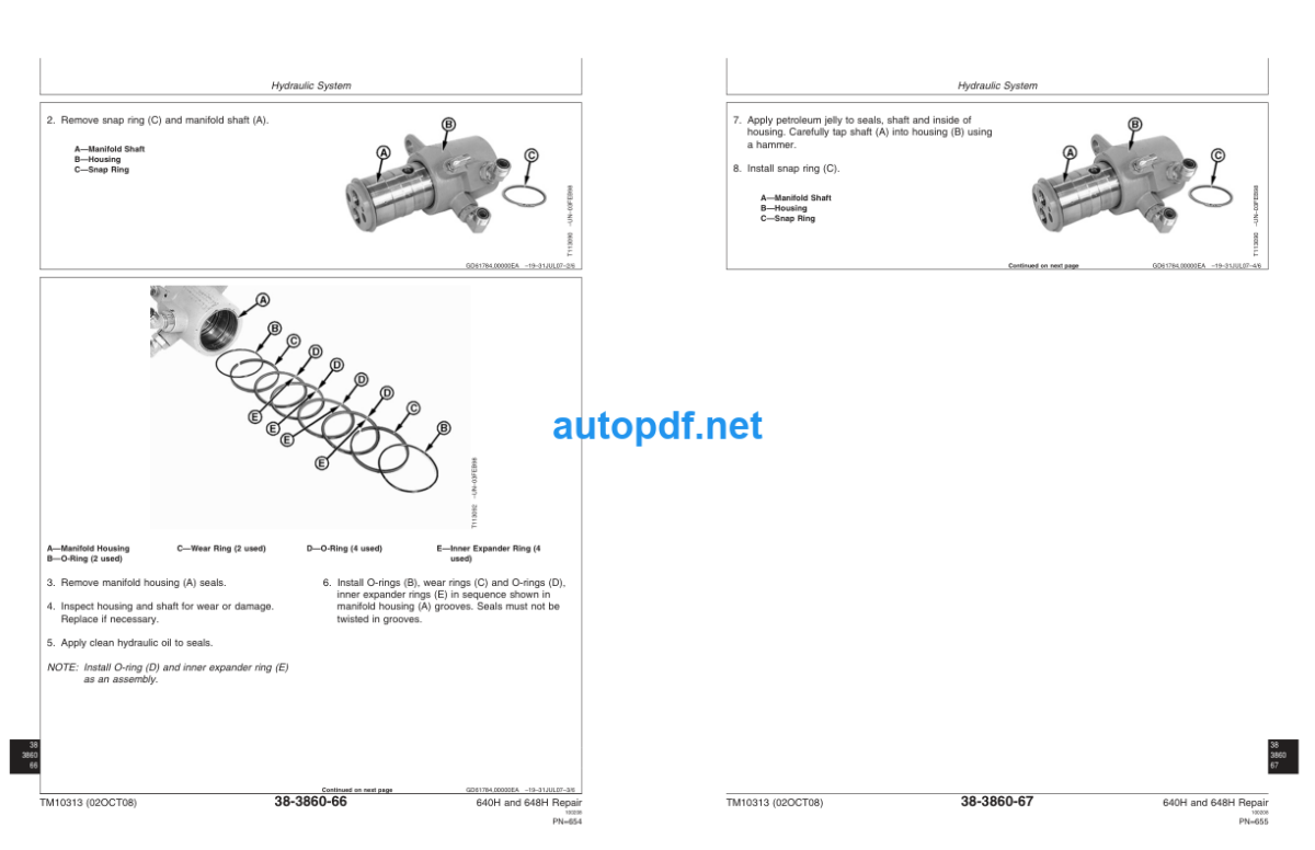 640H and 648H Skidder Repair Technical Manual