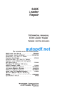 644K Loader Repair Technical Manual