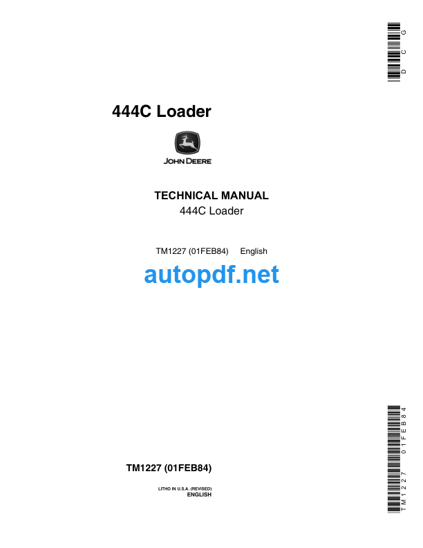 444C Loader Technical Manual