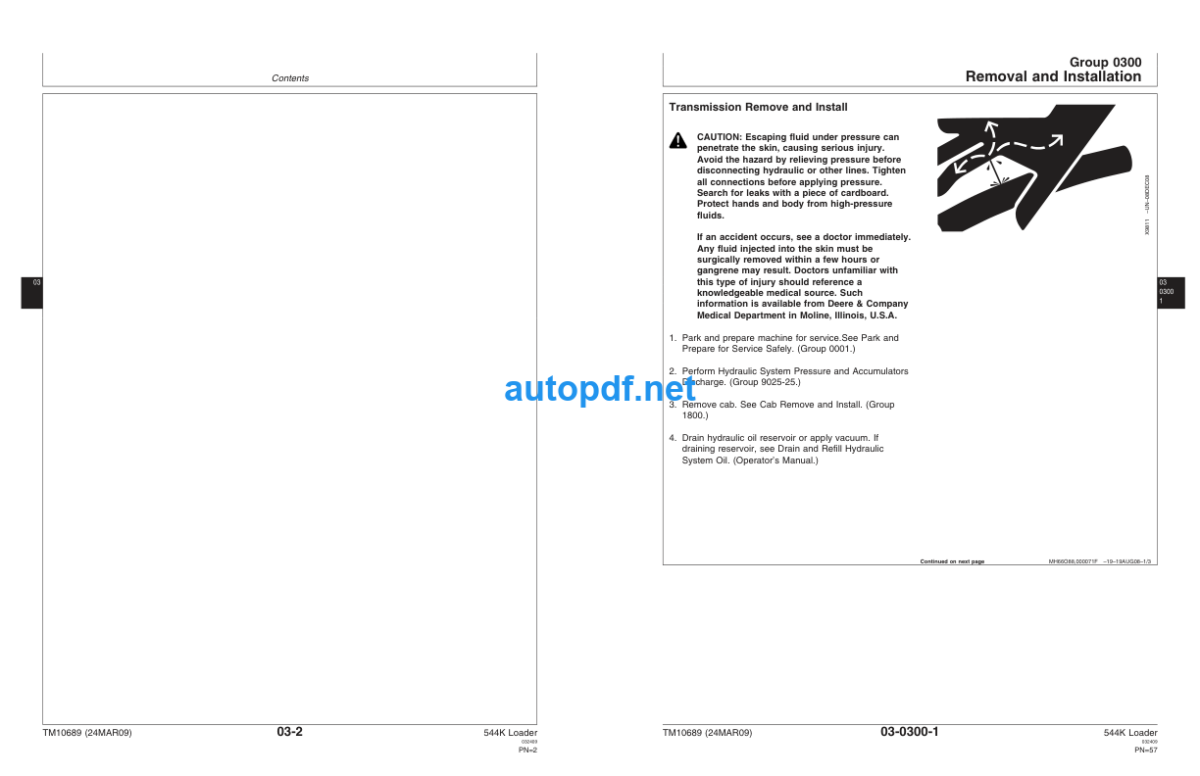 544K Loader Repair Technical Manual