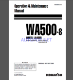 Komatsu WA500-8 WHEEL LOADER Operation and Maintenance Manual(VEAM50501)