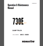 Komatsu 730E DUMP TRUCK Operation and Maintenance Manual(CEAM011001)