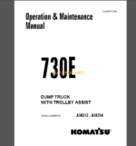 Komatsu 730E DUMP TRUCK Operation and Maintenance Manual(CEAM011001)