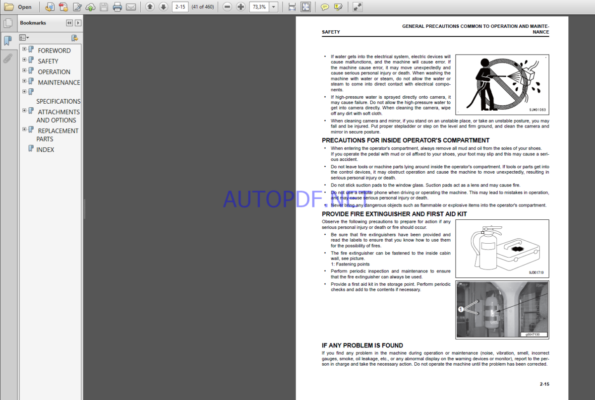 Komatsu WA480-8E0 WHEEL LOADER Operation and Maintenance Manual(VEAM54001)