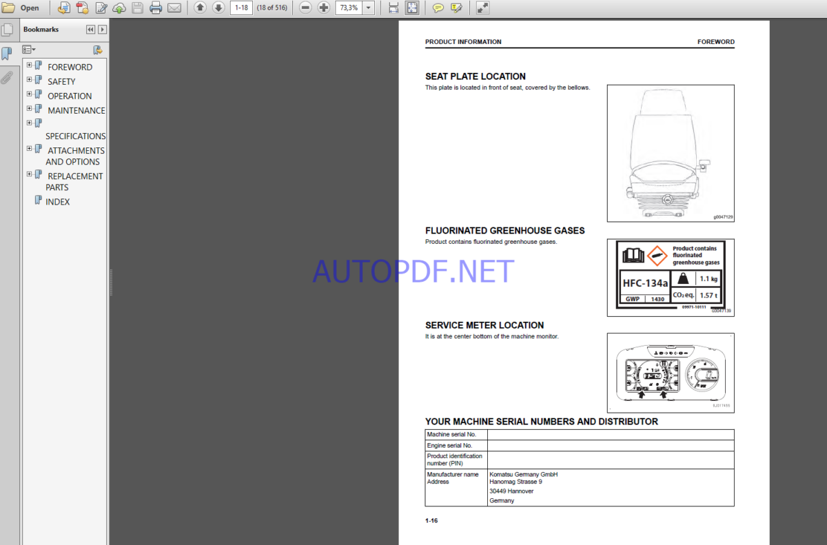 Komatsu WA500-8E0 WHEEL LOADER Operation and Maintenance Manual(VEAM55000)