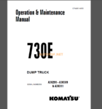 Komatsu 730 DUMP TRUCK Operation and Maintenance Manual (CEAM014800)