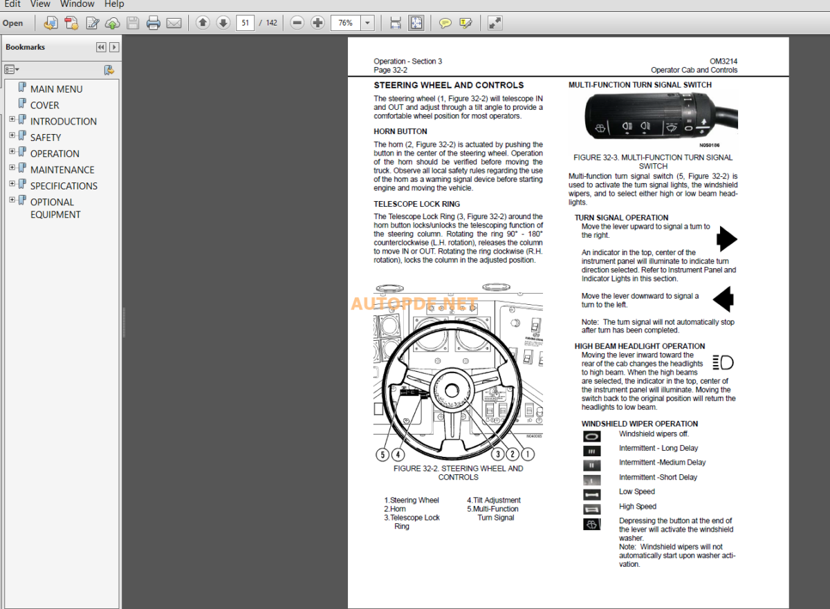 Komatsu 730 DUMP TRUCK Operation and Maintenance Manual (CEAM014800)