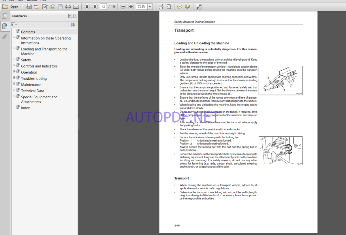 Komatsu WA65-3 WHEEL LOADER Operation Maintenance Manual(VEAM940500)