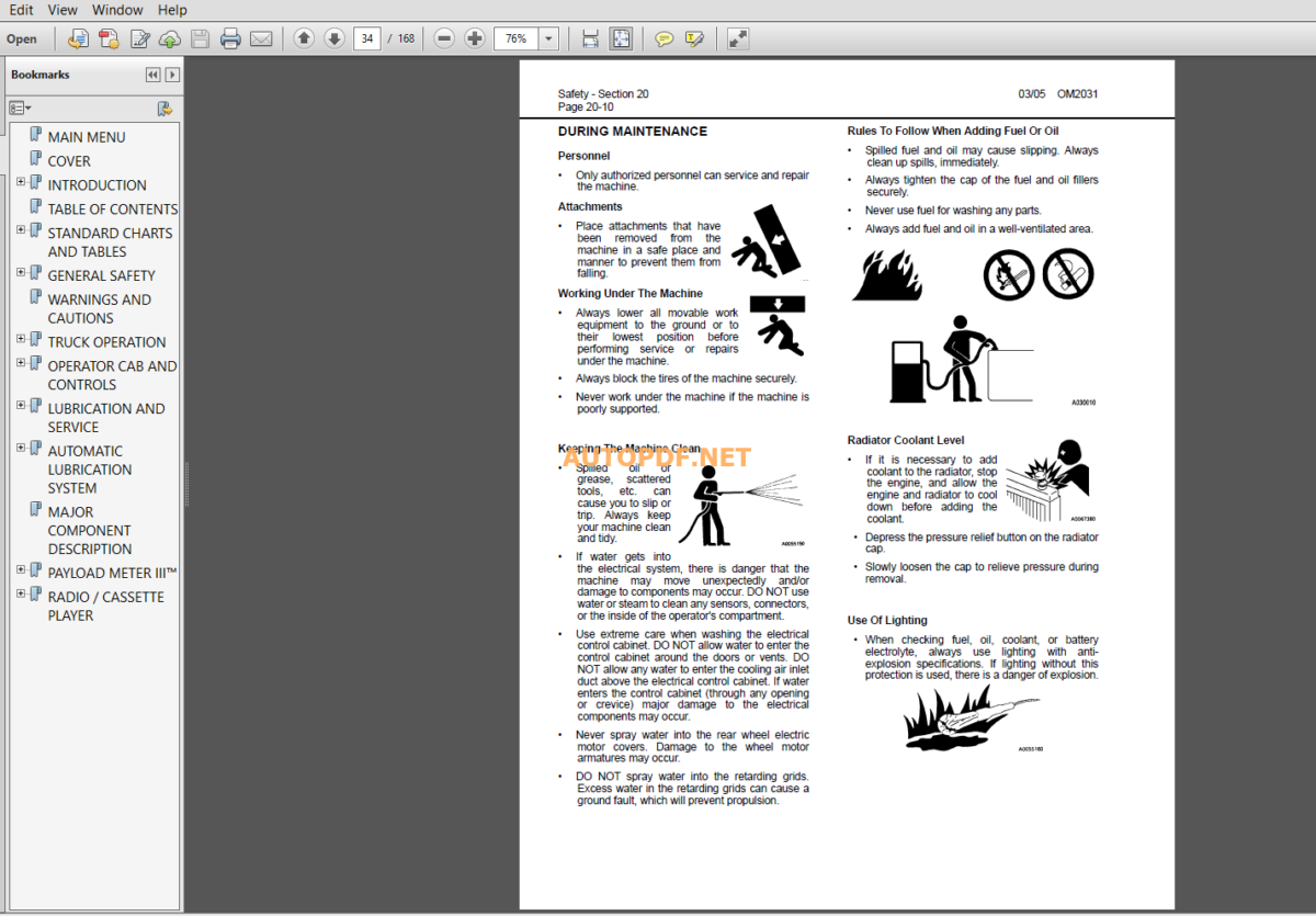 Komatsu 930E-3SE DUMP TRUCK Operation and Maintenance Manual(CEAM014001)