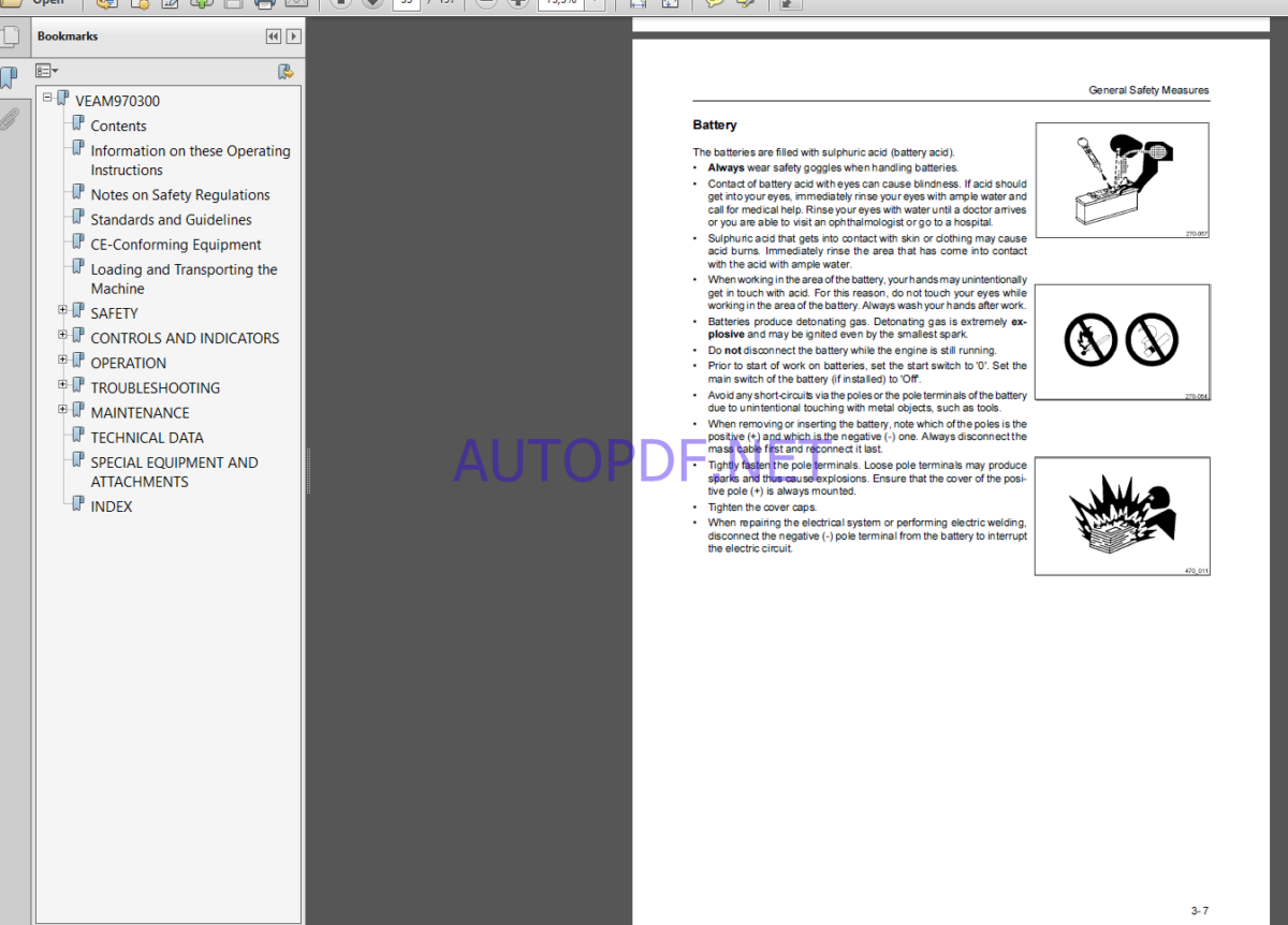 Komatsu WA90-3 WHEEL LOADER Operation Maintenance Manual(VEAM970300)