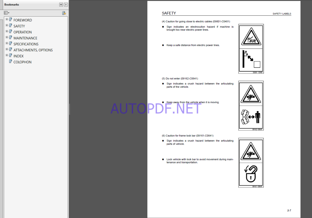 Komatsu WA800-3E0,WA900-3E0 WHEEL LOADER Operation Maintenance Manual(EEAM026101)