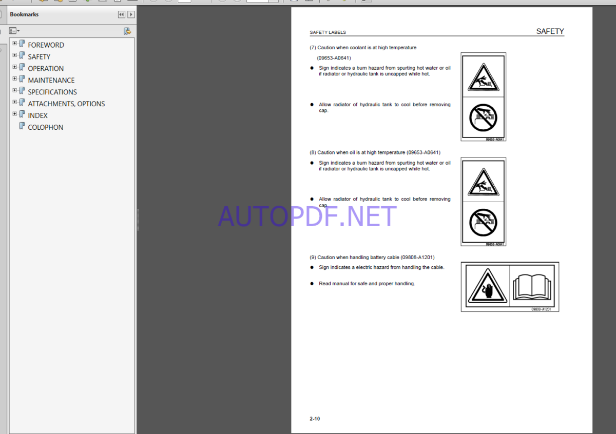 Komatsu WA800-3E0,WA900-3E0 WHEEL LOADER Operation Maintenance Manual(EEAM027801)