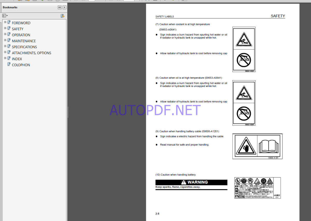 Komatsu WA1200-3 WHEEL LOADER Operation Maintenance Manual(EEAM026600)