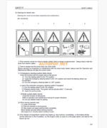 Komatsu HD465-7E0,HD605-7E0 DUMP TRUCK Operation and Maintenance Manual (EEAM025404)