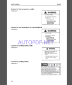 Komatsu WA480-8 WHEEL LOADER Operation Maintenance Manual(MMEW480800-00)