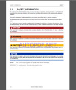 Komatsu PC5500E-6 HYDRAULIC MINING SHOVEL Operation Maintenance Manual(GZEAM15120-0)