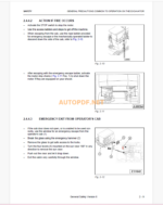 Komatsu PC3000-6 HYDRAULIC MINING SHOVEL Operation and Maintenance Manual(GZEAM06328-0)