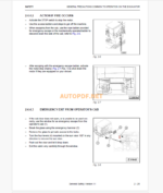 Komatsu PC3000-6 HYDRAULIC MINING SHOVEL Operation and Maintenance Manual (GZEAM06340-0)