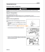 Komatsu HM350-2 Trolley DUMP TRUCK Operation and Maintenance Manual (CEAM017704)