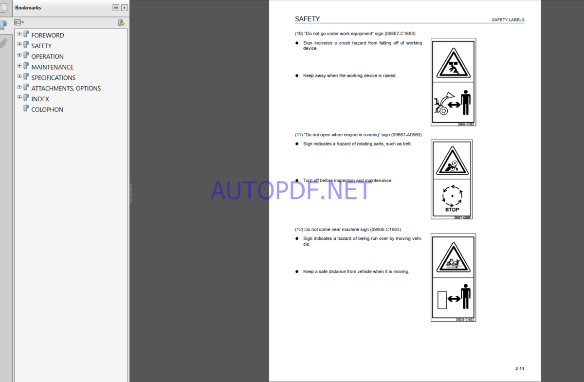 Komatsu WA800-3E0,WA900-3E0 WHEEL LOADER Operation Maintenance Manual(EEAM027801)