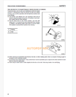 Komatsu HD325-6 AWD,HD405-6 DUMP TRUCK Operation and Maintenance Manual (EEAM010107)