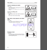 Komatsu PC228USLC-11 WHEEL LOADER Operation Maintenance Manual(EENAM03910)