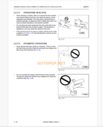 Komatsu PC3000-6 HYDRAULIC MINING SHOVEL Operation and Maintenance Manual (GZEAM06288-0)