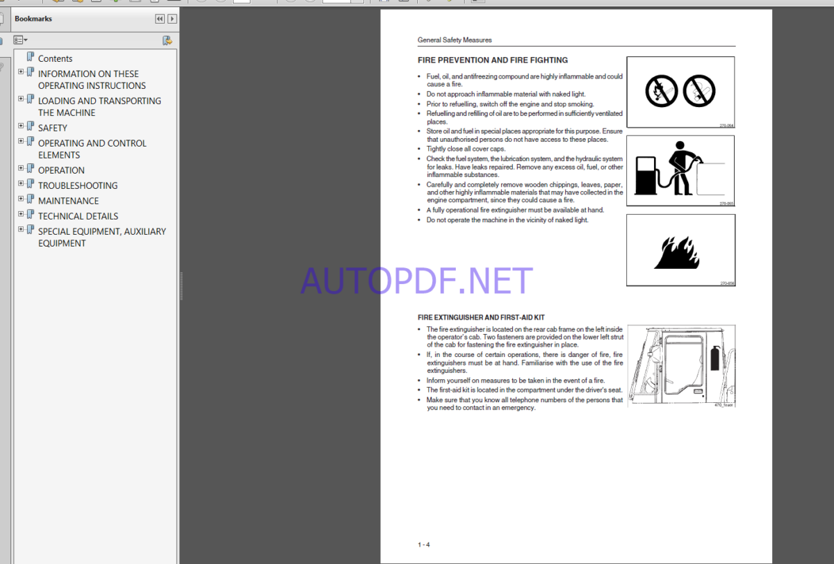 Komatsu WA270-3H WHEEL LOADER Operation Maintenance Manual(VEAM340300)