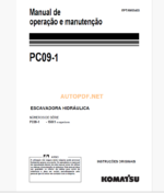 Komatsu PC9-1 ESCAVADORA HIDRAULICA Operation and Maintenance Manual (GZEAM06243)