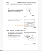 Komatsu PC3000-6 HYDRAULIC MINING SHOVEL Operation and Maintenance Manual (GZEAM6366-0)