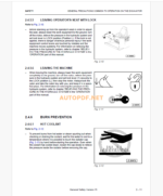 Komatsu PC3000-6 HYDRAULIC MINING SHOVEL Operation and Maintenance Manual (GZEAM6350-0)