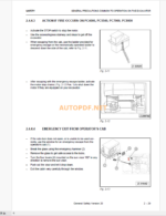 Komatsu PC3000-6 HYDRAULIC MINING SHOVEL Operation and Maintenance Manual (GZEAM6368-0)