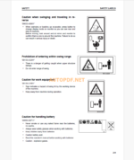 Komatsu PC1250-11E0 PC1250SP-11E0 HYDRAULIC EXCAVATOR Operation and Maintenance Manual (EENAM03932-)