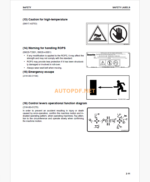 Komatsu PC78US-10 HYDRAULIC EXCAVATOR Operation and Maintenance Manual (EENAM03411_PC78US-10_1604)