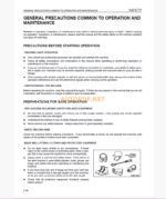 Komatsu PC1250-8,PC1250SP-8,PC1250LC-8 HYDRAULIC EXCAVATOR Operation and Maintenance Manual (EEAM030100_PC1250-8_1101)