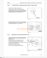 Komatsu PC3000-6 HYDRAULIC MINING SHOVEL Operation and Maintenance Manual (GZEAM06372-0)