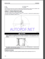 Komatsu PC240LC-11E0,PC240NLC-11E0 HYDRAULIC EXCAVATOR Operation and Maintenance Manual(UENAM01572)