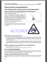 Komatsu PC490-11E0,PC490LC-11E0 HYDRAULIC EXCAVATOR Operation and Maintenance Manual(UENAM01634)