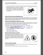 Komatsu PC210-11E0,PC210LC-11E0,PC210NLC-11E0,PC230NHD-11E0 HYDRAULIC EXCAVATOR Operation and Maintenance Manual(UENAM01665)