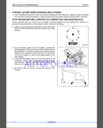 Komatsu PC138US-10 HYDRAULIC EXCAVATOR Operation and Maintenance Manual(WENAM00010)