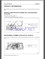 Komatsu PC200-7,PC200LC-7,PC220-7,PC220-7 PC220LC-7 HYDRAULIC MINING SHOVEL Operation and Maintenance Manual(PEN00014-04)