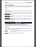 Komatsu PC138US-2,PC138USLC-2 HYDRAULIC EXCAVATOR Operation and Maintenance Manual(TEN00003-00)