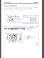 Komatsu PC27MR-3,PC30MR-3,PC35MR-3 HYDRAULIC EXCAVATOR Operation and Maintenance Manual(TEN00664-C8)