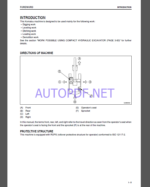 Komatsu PC45MR-3,PC55MR-3 HYDRAULIC EXCAVATOR Operation and Maintenance Manual(TEN00666-C9)