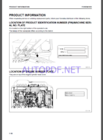 Komatsu PC210LC-11 HYDRAULIC EXCAVATOR Operation and Maintenance Manual(TEN00916-C4)