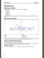 Komatsu PC238USLC-11 HYDRAULIC EXCAVATOR Operation and Maintenance Manual(TEN00945-03)