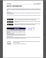 Komatsu PC228US-3,PC228USLC-3 HYDRAULIC EXCAVATOR Operation and Maintenance Manual(UEAM001303)